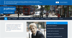 Desktop Screenshot of jo-johnson.com